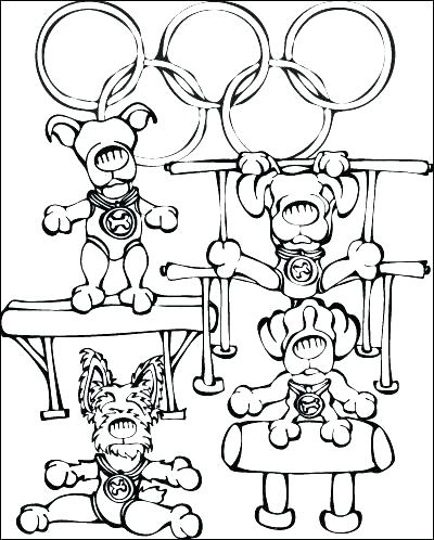 400x498 Gymnastics Coloring Pages Gymnastics Coloring Page Coloring Pages