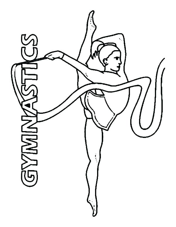 600x774 Gymnastics Coloring Pages Gymnastics Coloring Book Together