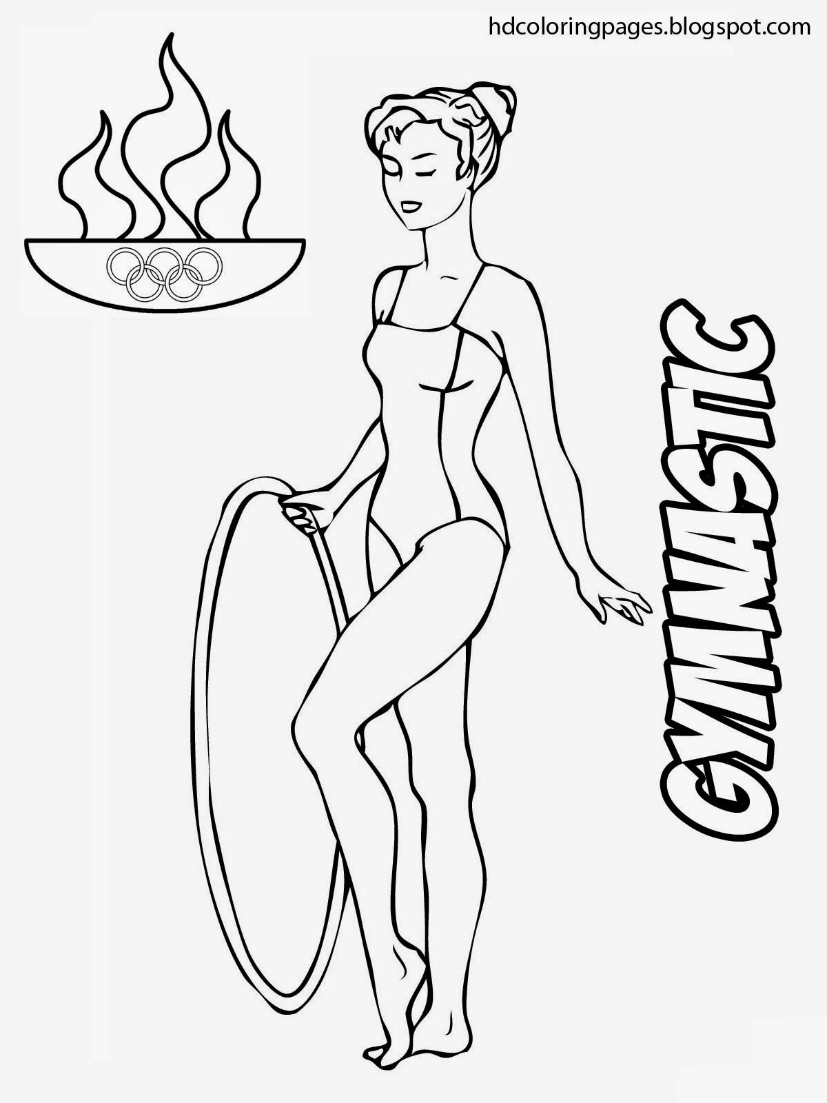 1200x1600 Gymnastics Coloring Pages