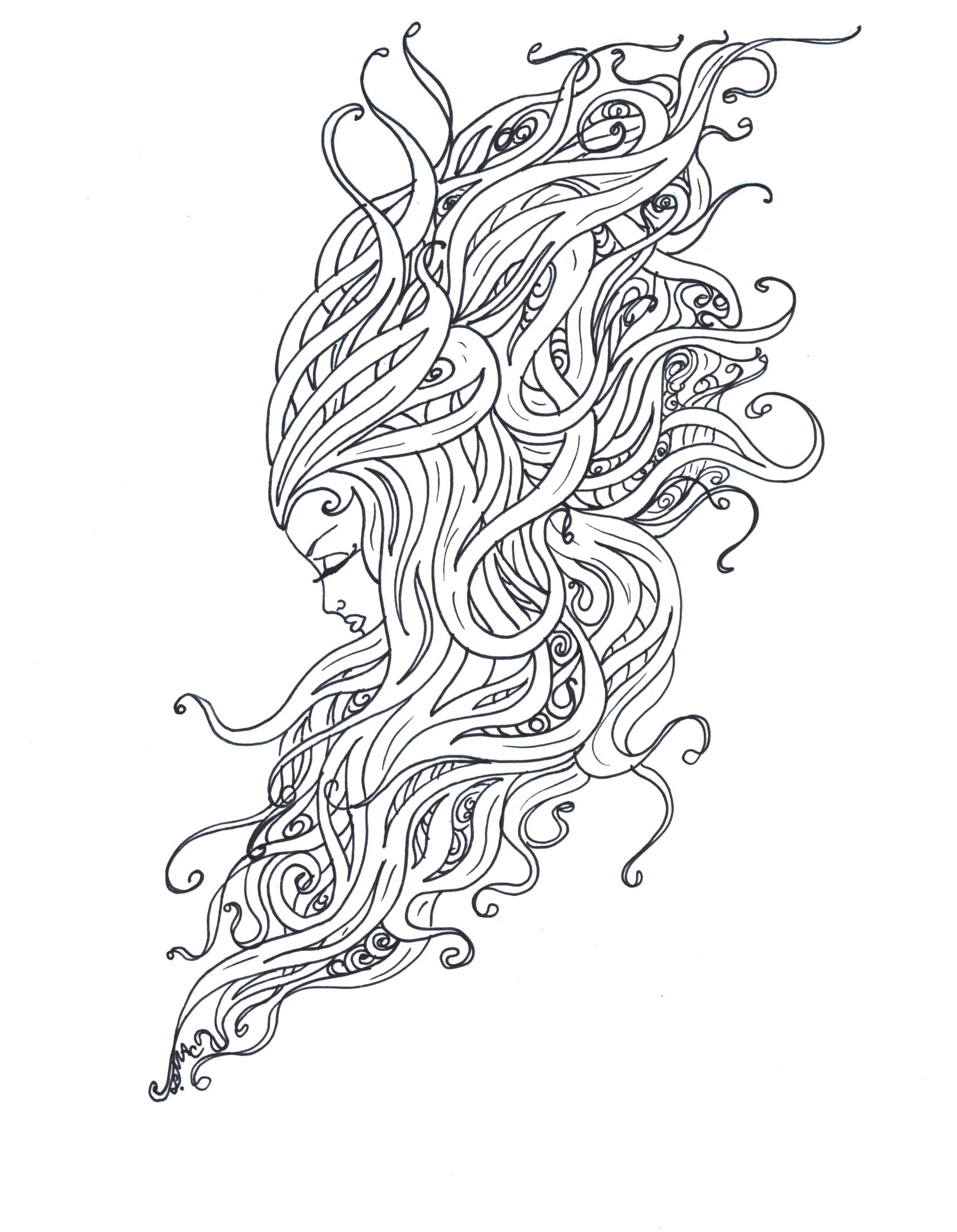 Gypsy Coloring Pages