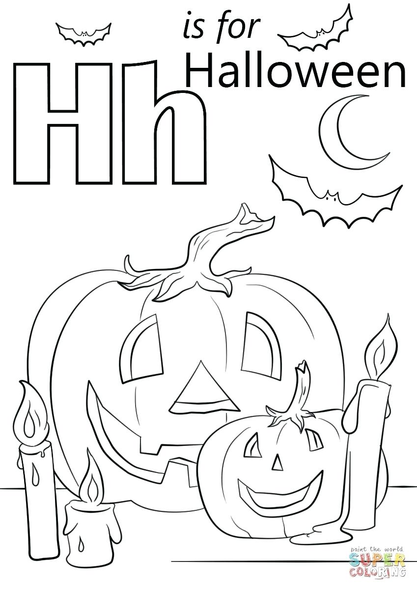 849x1200 Writing Cursive H Coloring Page