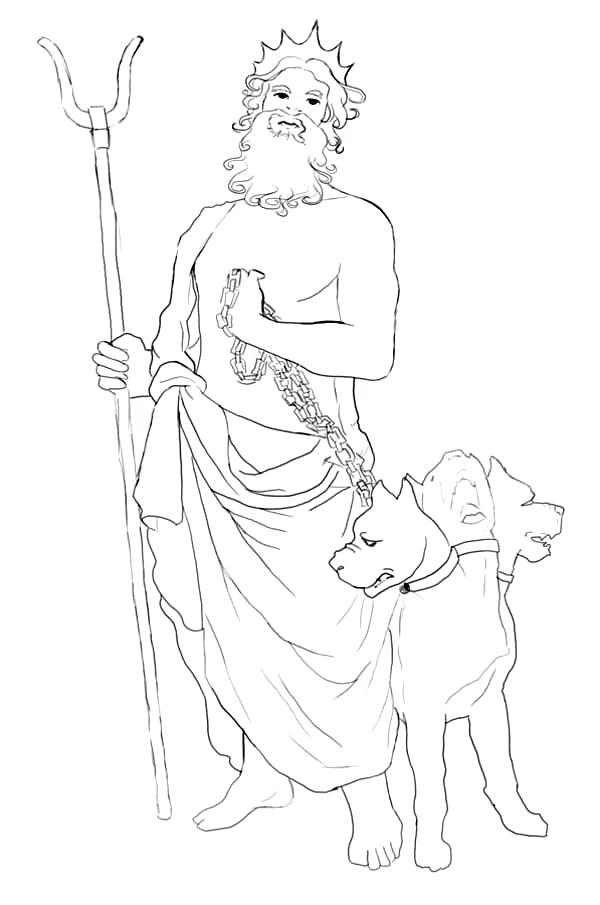 600x905 Hades Coloring Pages How To Draw And Coloring Page Hades Hercules