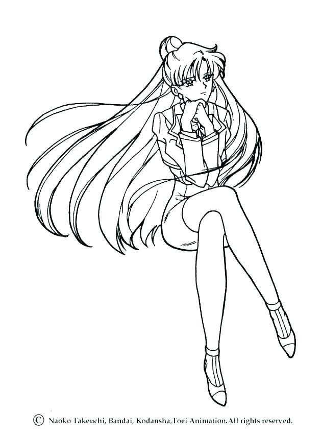 631x850 Crescent Moon Coloring Page