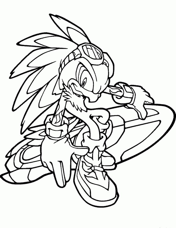 600x776 Sonic Coloring Pages Coloring Pages Free