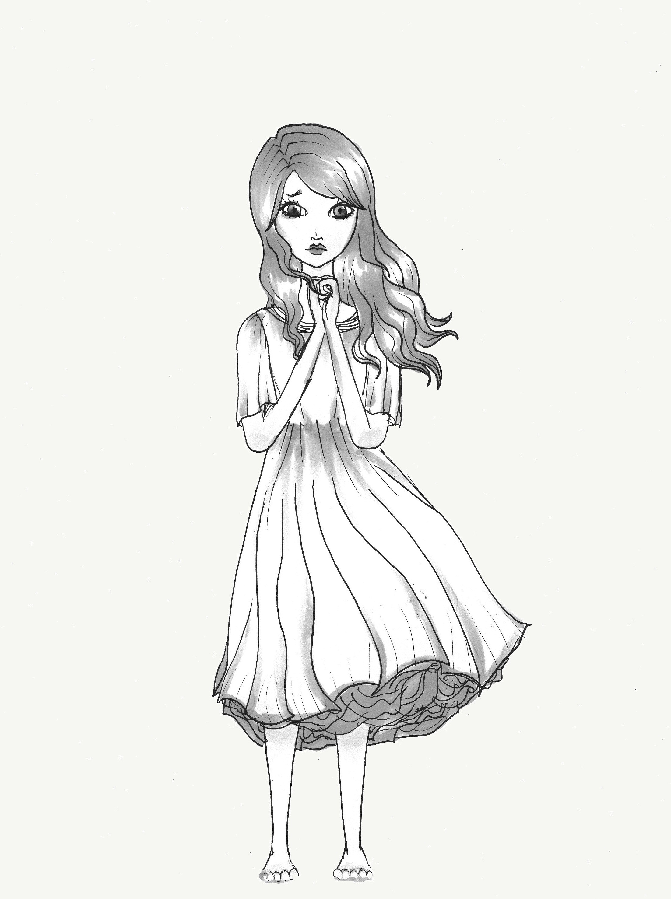 2204x2954 Hairstyles Coloring Pages New Beauty Girl Hair Leri Co