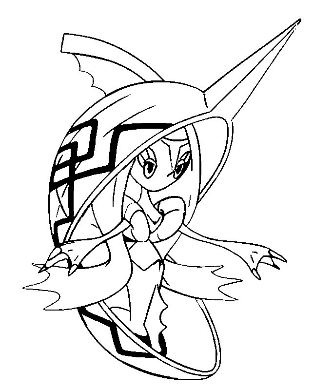 642x800 Coloring Page Pokemon Sun And Moon Tapu Fini