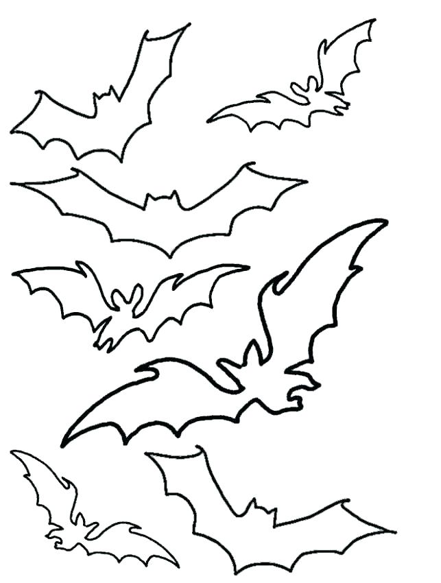 643x850 Halloween Bats Coloring Pages Bat Draw So Cute Coloring Pages