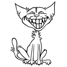 230x230 Top Free Printable Halloween Cat Coloring Pages Online