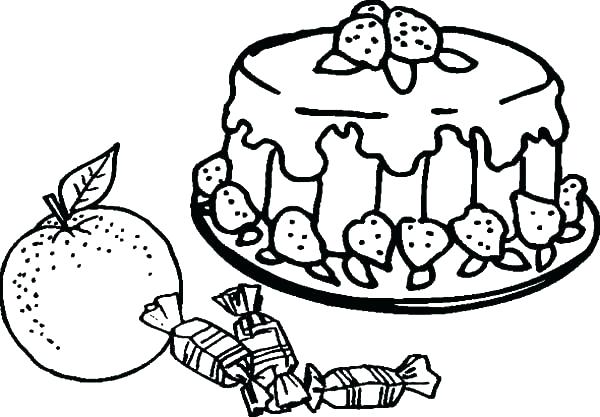 600x417 Candy Coloring Page Candy Color Pages Also Fruity Cake And Candy