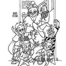 220x220 Spider Candy Coloring Pages