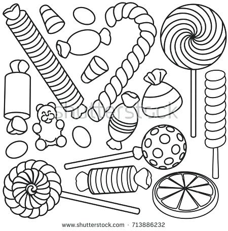 450x457 Candy Coloring Page Transasia