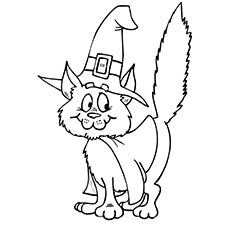230x230 Top Free Printable Halloween Cat Coloring Pages Online