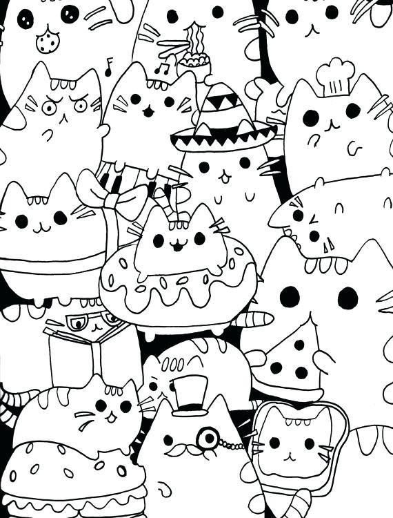 570x750 Cat Coloring Pages Printable Cats Printable Coloring Page