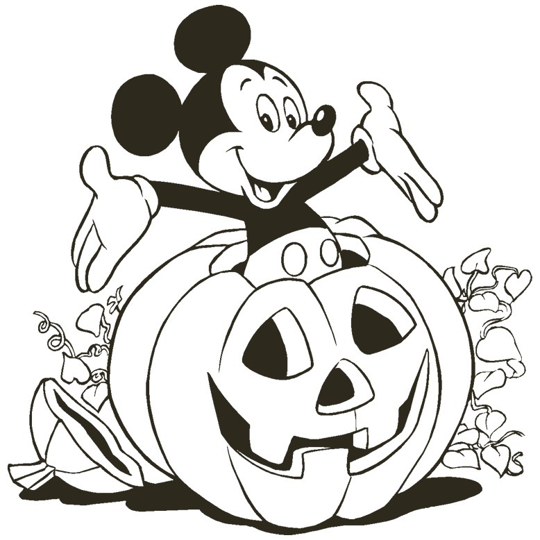 778x778 Disney Halloween Color Pages