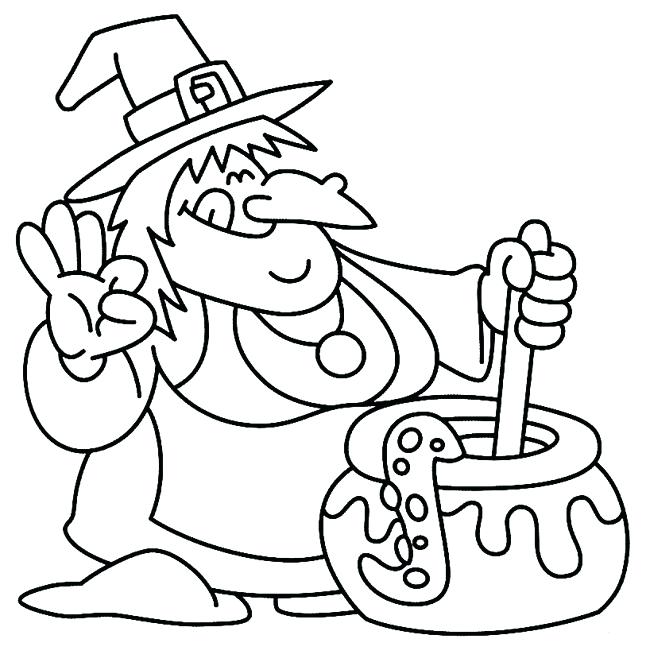 650x662 Halloween Coloring Pages For Kids Icontent