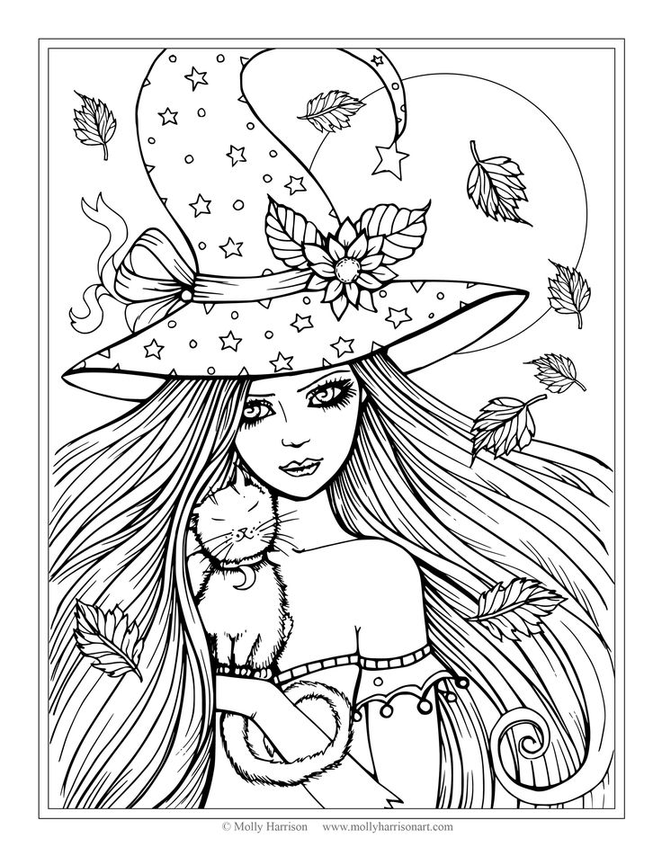 736x952 Halloween Coloring Pages Cute
