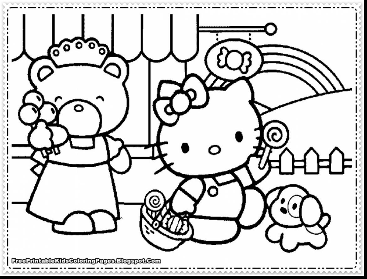 1172x891 Odd Hello Kitty Colouring In Scary Halloween Coloring Pages Imagen
