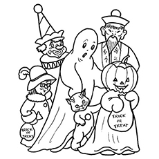 230x230 Halloween Coloring Pages