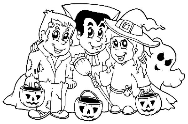 600x397 Halloween Coloring Pages For Toddlers