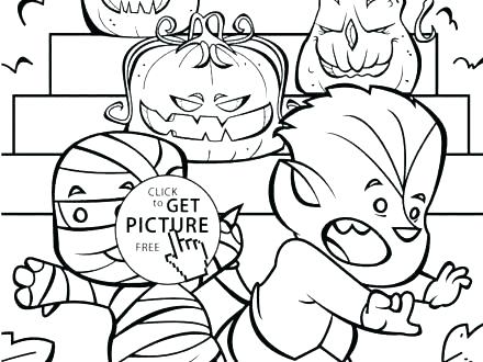 440x330 Free Printable Halloween Coloring Pages For Older Kids
