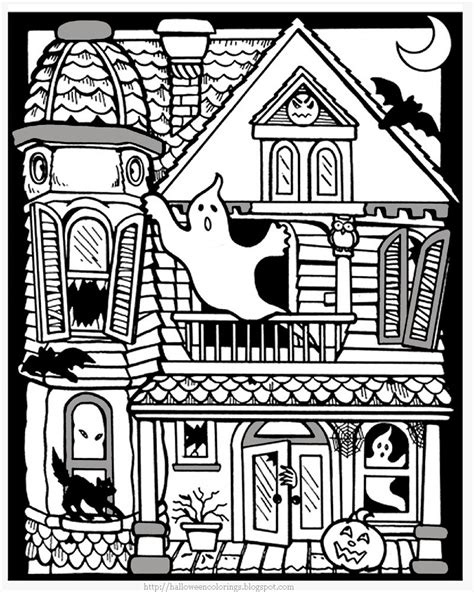 474x592 Halloween Coloring Sheets For Older Students