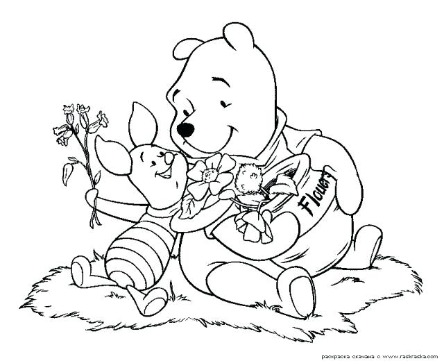 640x520 Winnie The Pooh Halloween Coloring Sheets Printable Coloring Free