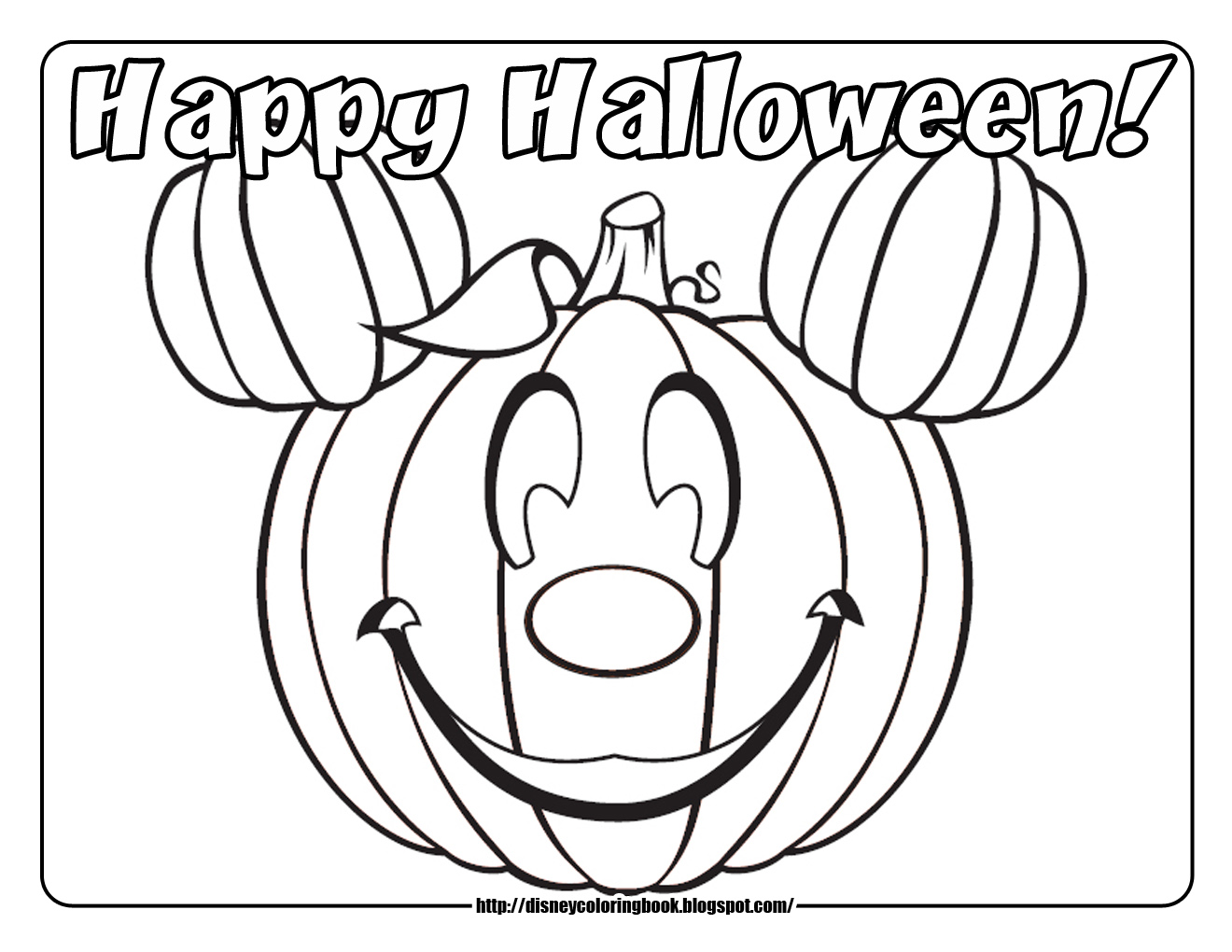 Halloween Coloring Pages Pdf at GetDrawings.com | Free for personal use