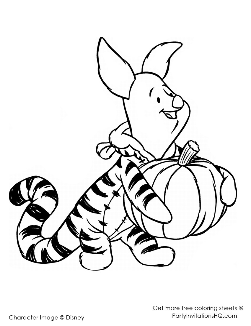 850x1100 Disney Halloween Coloring Pages