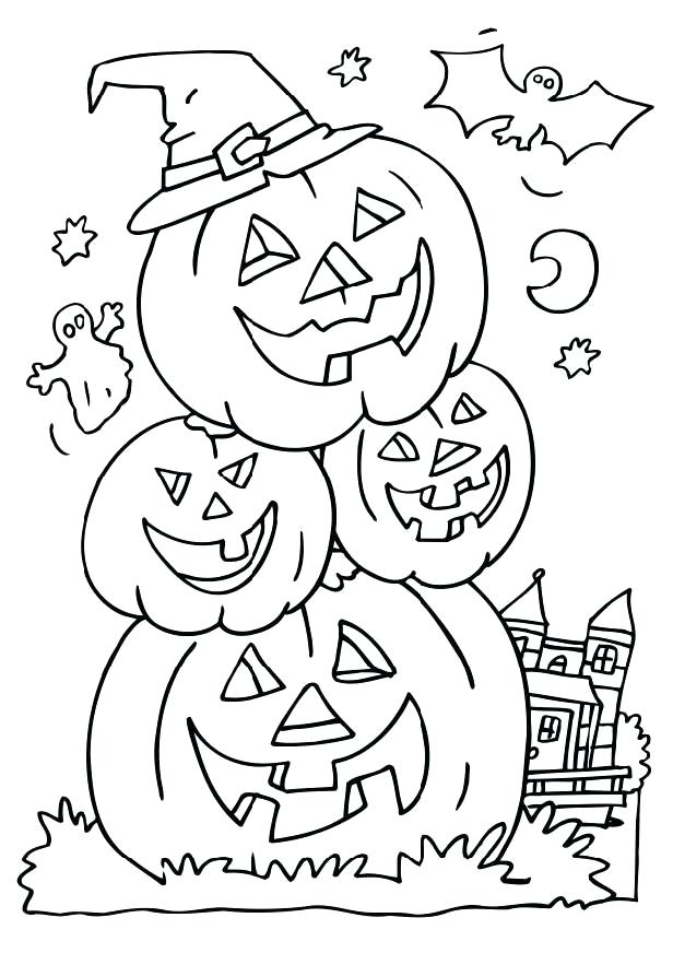 616x872 Kid Halloween Coloring Pages Vanda