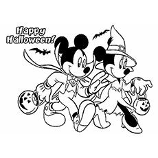 230x230 Amazing Disney Halloween Coloring Pages For Your Little Ones