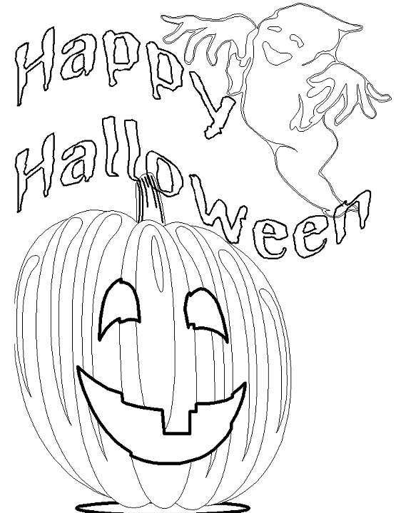 576x720 Halloween Coloring Pages, Puzzles And Jokes For Kids
