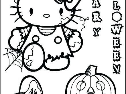 440x330 Coloring Pages Puzzles And Jokes For Kids A Scary Pumpkin For You