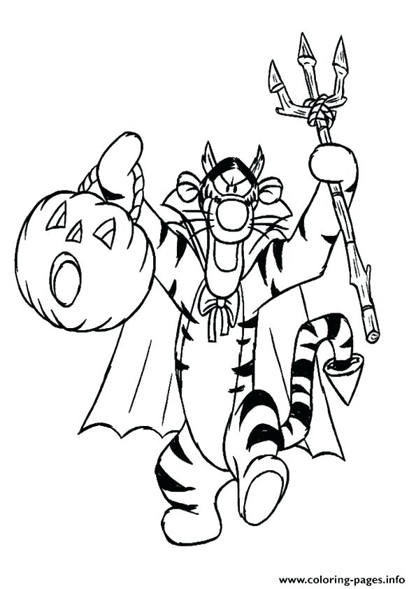 595x842 Winnie The Pooh Halloween Coloring Pages Printable The Pooh