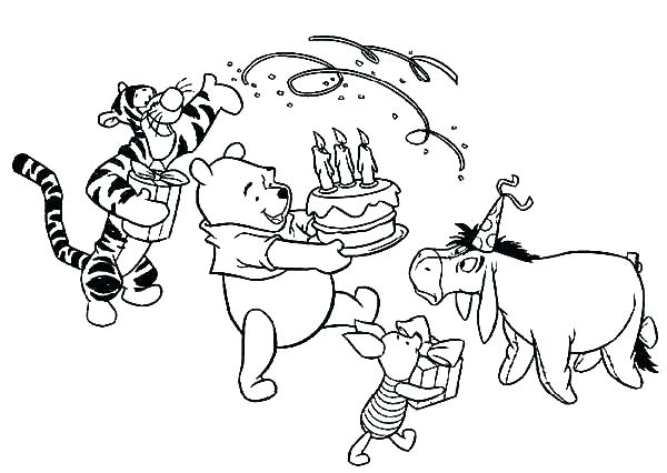 600x426 Winnie The Pooh Halloween Coloring Pages The Pooh Coloring Pages