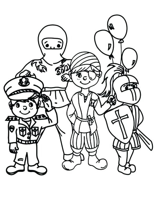 600x775 Halloween Costumes Coloring Pages Costume Coloring Pages Carnival