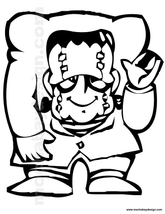 325x420 Frankenstein Pictures To Color Silly Frankenstein Printable
