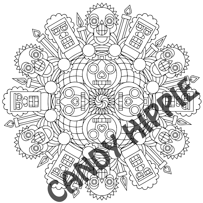 688x688 Zombie Horde