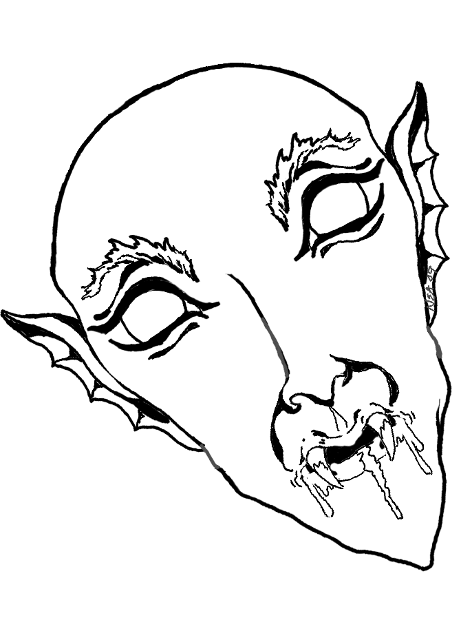 670x900 Halloween Coloring Pages, Halloween Mask Coloring Sheets