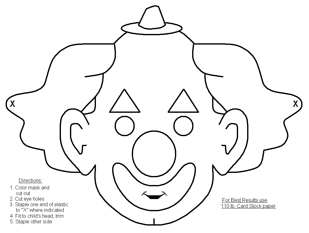 989x748 Halloween Mask Coloring Pages Printable Halloween Masks