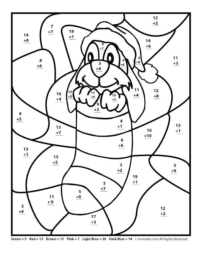 684x881 Halloween Math Coloring Pages Grade Multiplication M