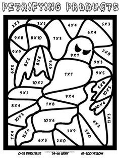 236x314 Free Halloween Multiplication Work Sheets