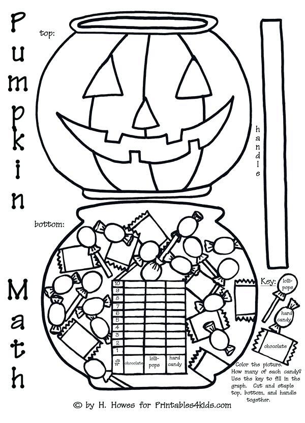 600x831 Halloween Math Coloring