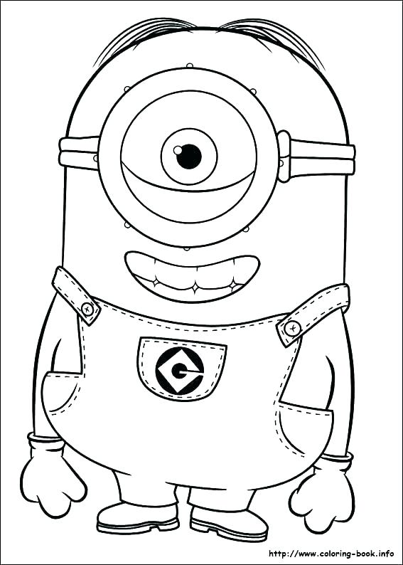 567x794 Minion Coloring Book Plus Free Printable Minion Coloring Pages