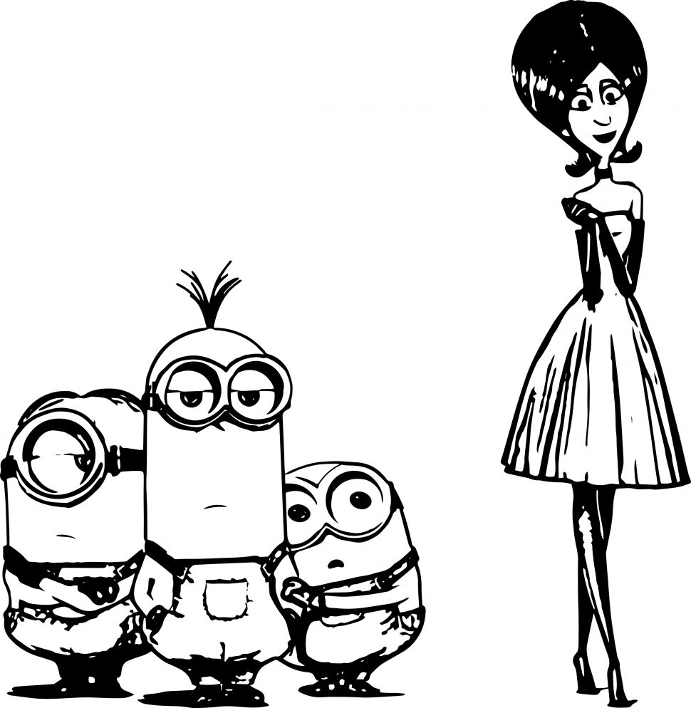 970x994 Minion Coloring Pages Bob