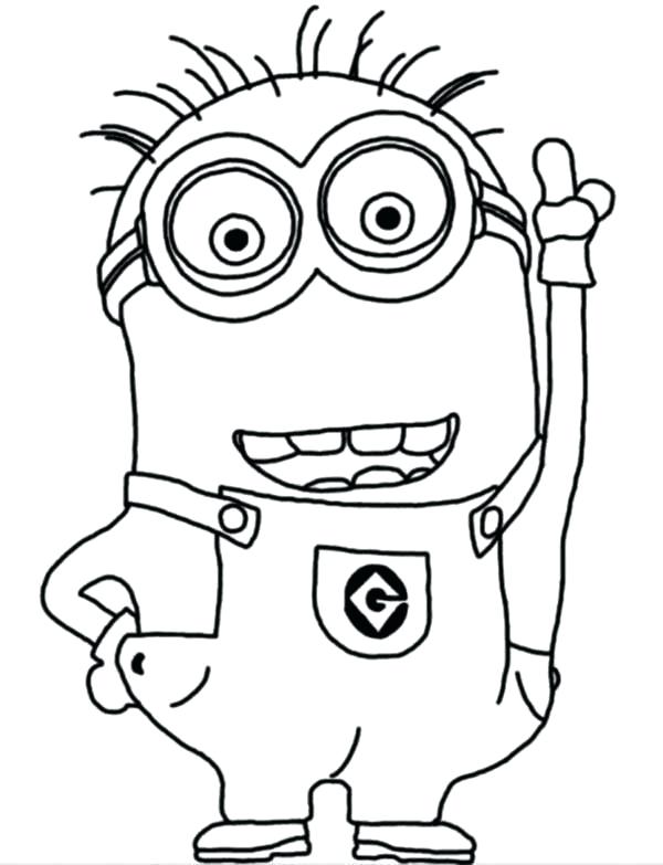 600x783 Minion Coloring Pages To Print Minion Coloring Pages To Print
