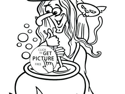 440x330 Halloween Monster Coloring Pages Funny Coloring Pages Funny Witch