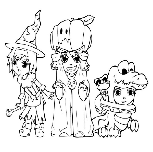 600x595 Monster High Halloween Coloring Pages