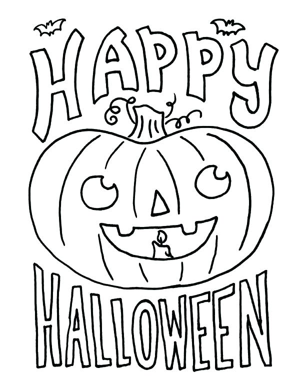 600x776 Halloween Monster Coloring Pages