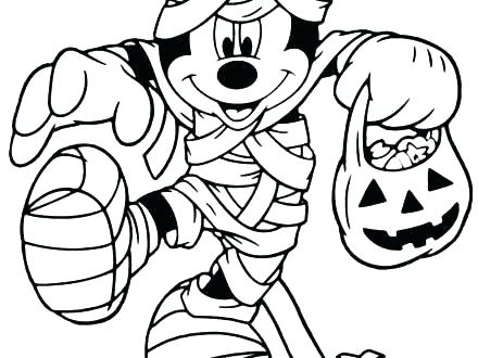 440x330 Mickey Halloween Coloring Pages Mouse Coloring Pages Mickey