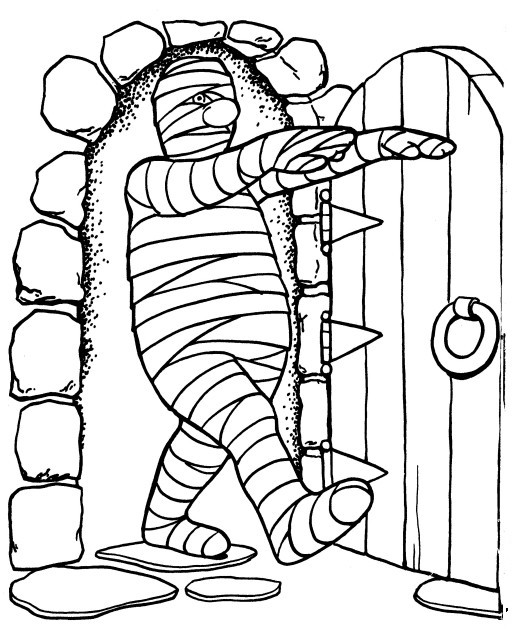 513x631 Mummy Coloring Pages